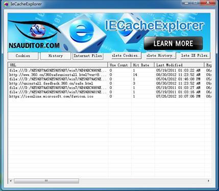 IeCacheExplorer