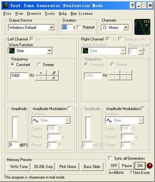 Test Tone Generator