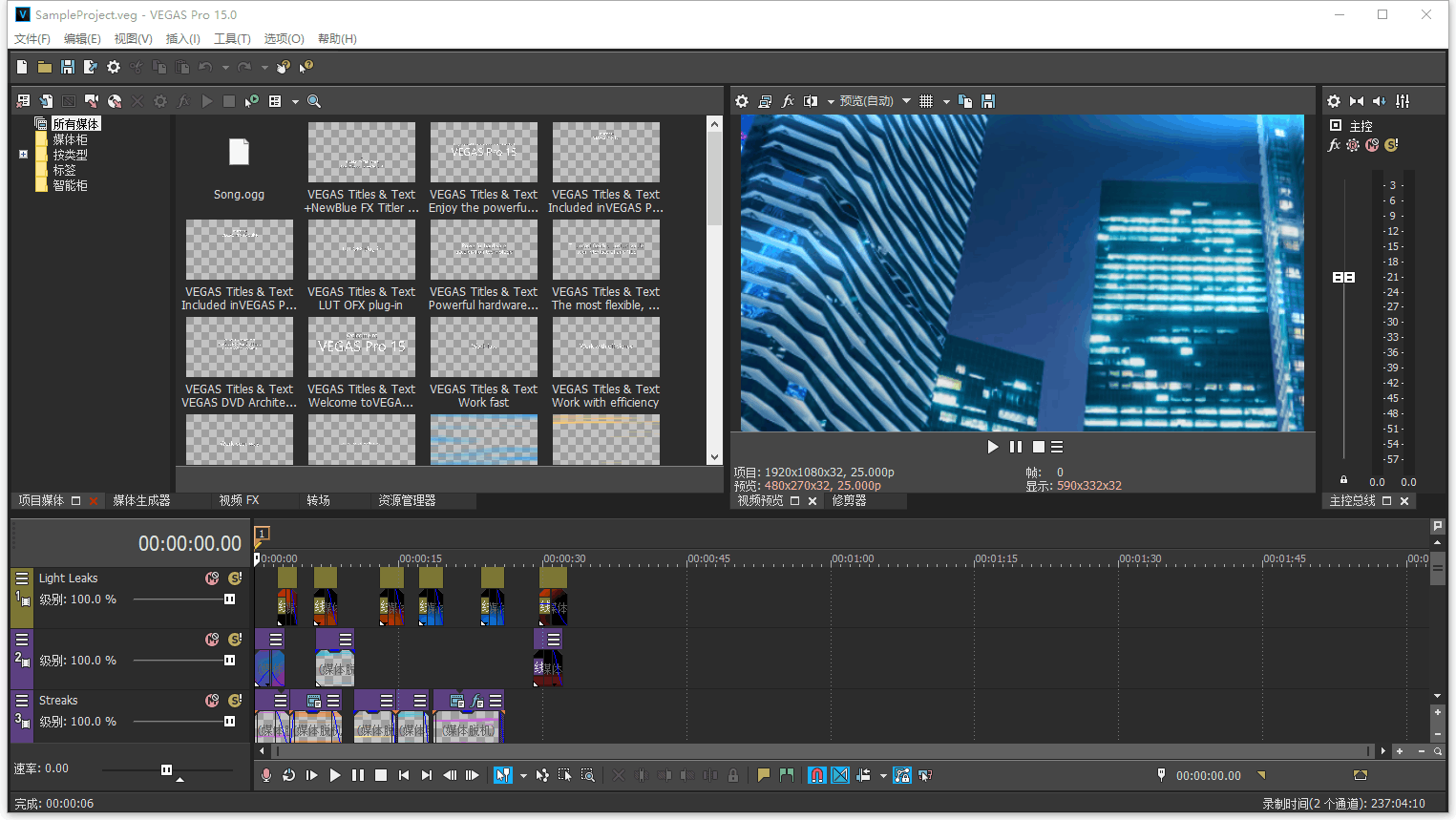 Vegas pro