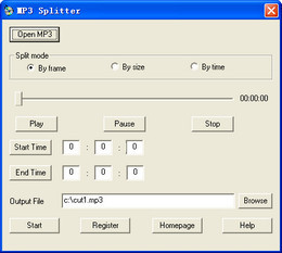 MP3 Splitter(mp3剪切器)