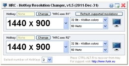 HotKey Resolution Changer