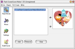 Flash ScreenSaver Maker