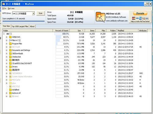 WizTree 4.16 instal the last version for windows