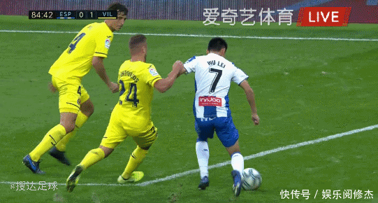 西班牙人巴萨武磊进球录像