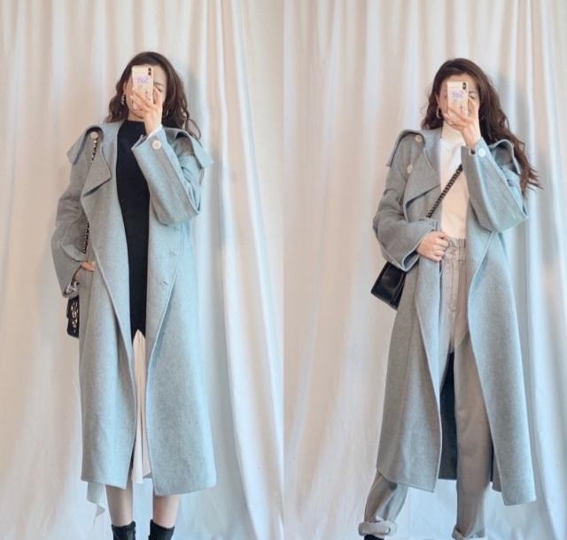 裙大衣如何穿搭