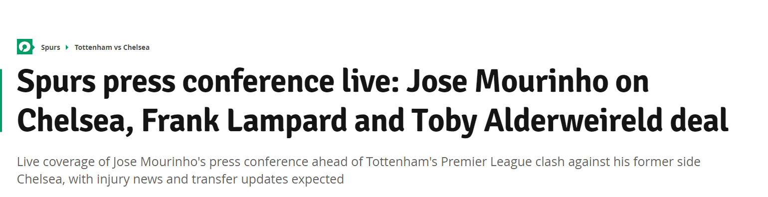 穆里尼奥为啥热刺