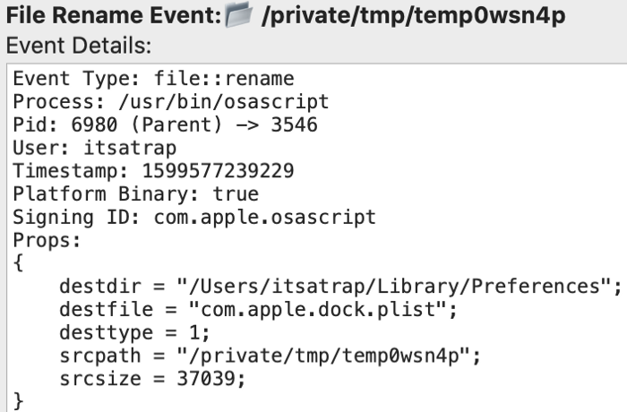 保存修改后的com.apple.dock.plist 保存修改后的com.apple.dock.plist